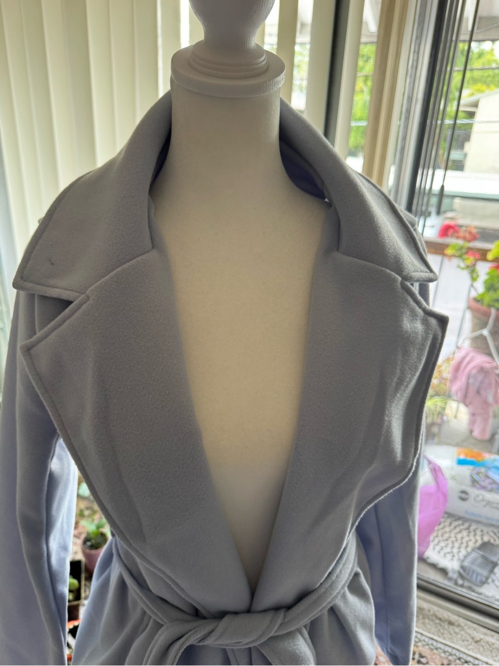 Overcoat light blue size extra small - Picture 4 of 5